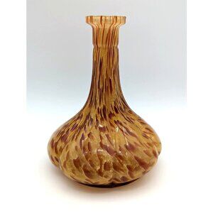 1980's Murano Glass Vase by Studio Maestri Vetrai Hand Blown  | Made in Italy